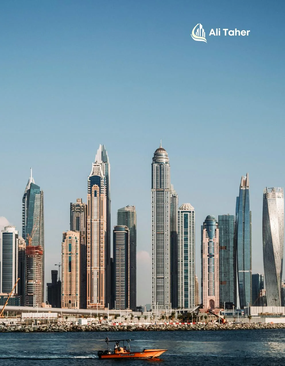 Dubai skyline waterfront