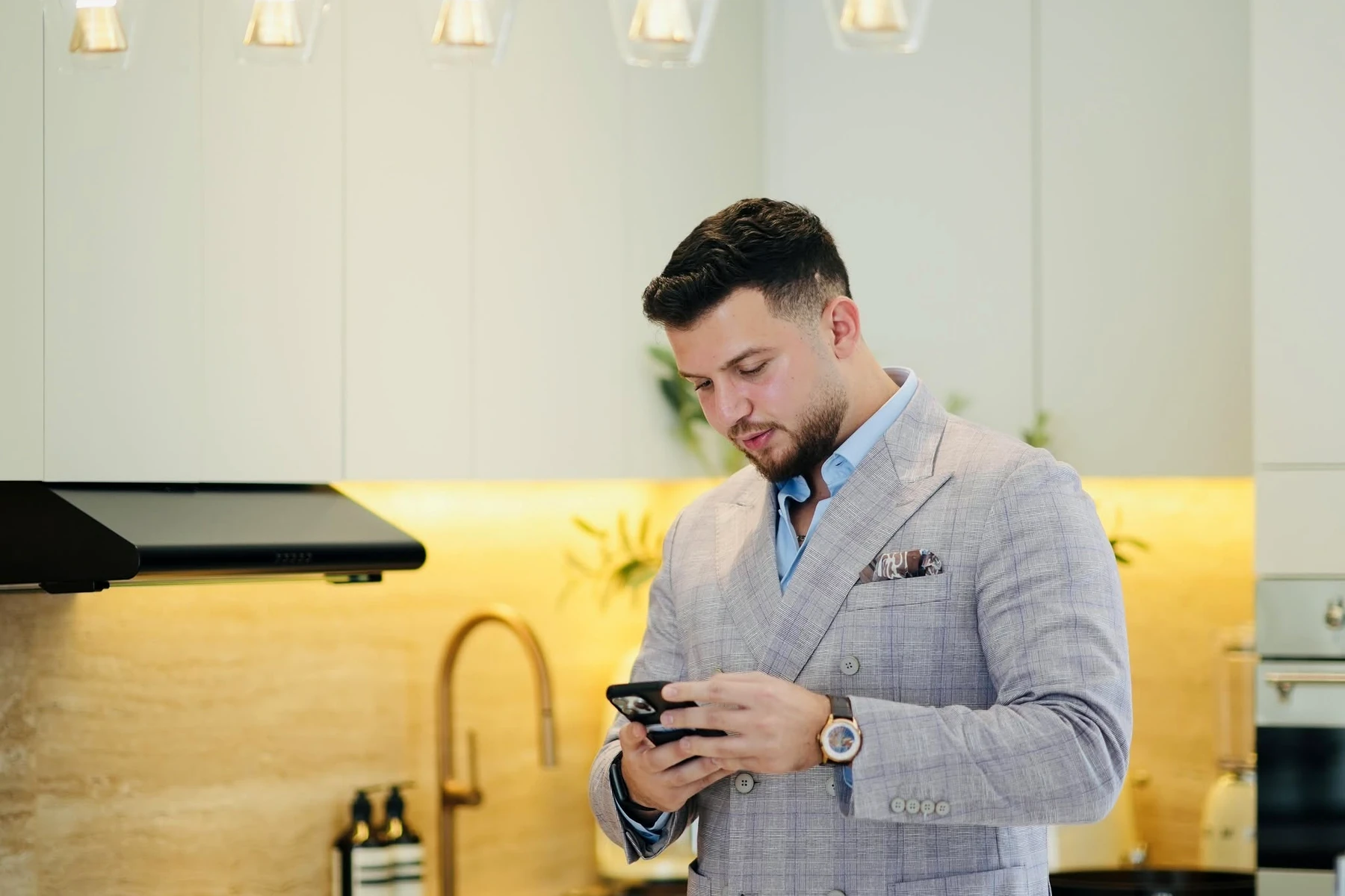 Ali Taher in a modern home interior